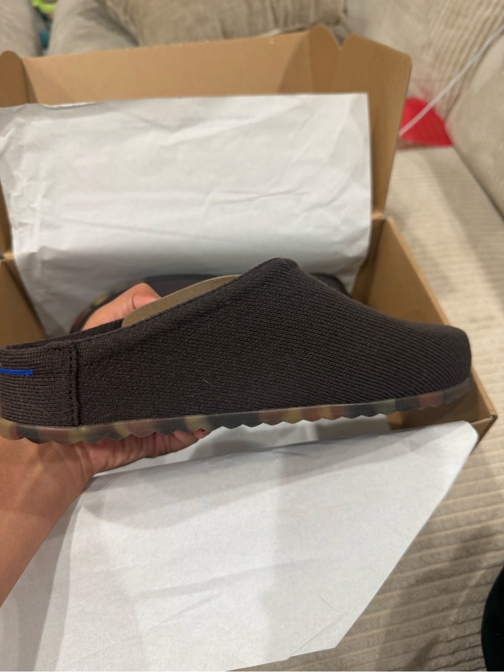 Rothy’s The Casual Clog in Chestnut size 8 New in Box! - Picture 12 of 13